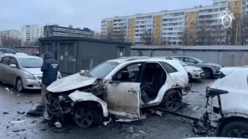 ロシア首都で自動車爆弾が爆発、軍幹部が死亡　捜査当局はウクライナを非難