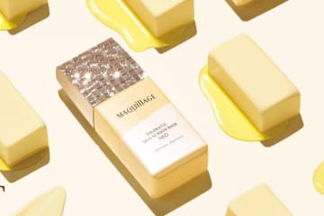 マキアージュ26年春ベースメイク、“最強くずれ防止下地”に「バターイエロー」の限定色