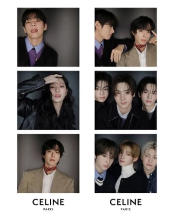BTSのVからパク・ボゴムまで続々！「CELINE」アンバサダーたちの個性あふれるショットが話題