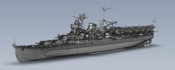 フジミ模型、プラモデル「1/700 FH51 日本海軍航空巡洋艦 最上」を本日出荷開始