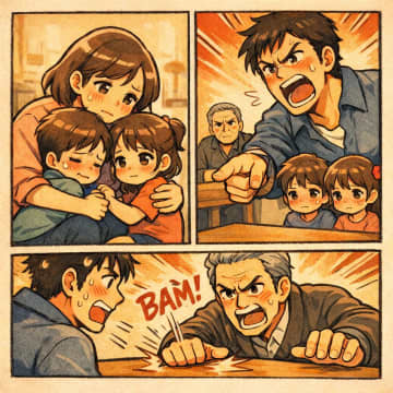 「子供が親に逆らうな！」と仕事から帰るとキレる夫。我慢できず、義父に相談すると態度が一変【短編小説】