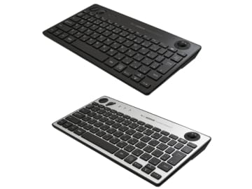 トラックボールを搭載し、これだけでPC操作を完結できる無線キーボード「FKB-R252シリーズ」、ナカバヤシが発売