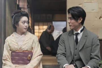 明日の『ばけばけ』“トキ”高石あかり、4年ぶりに再会した“銀二郎”寛一郎とランデブーへ