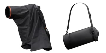 ソニー純正のデジタル一眼カメラ「α」向けアクセサリーが登場！ レインカバー＆超望遠レンズ用のソフトキャリングケース
