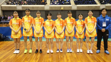 龍谷大平安が2連覇　2位には滋賀学園、3位には神戸野田がランクイン＜卓球・近畿高校新人大会2025/女子学校対抗ランキング＞