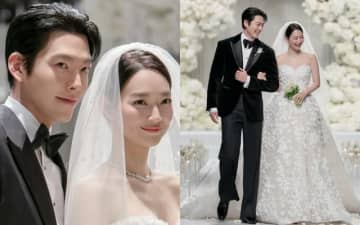 シン・ミナ、3千万円超のウエディングネックレスが話題に…ドレスはキム・ヨナも着用した高級ブランド