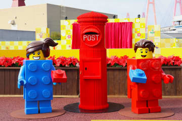 レゴランドで年賀状作りイベント　「ブロック製ポスト」へ投函