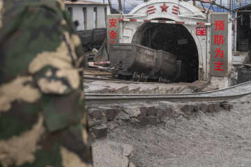 中国黒竜江省の炭鉱事故　5人死亡確認