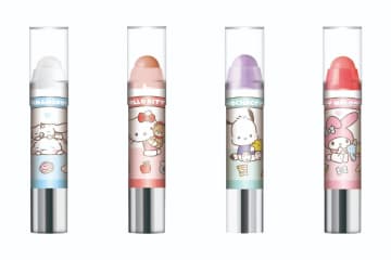 レブロン×サンリオの25年冬コスメ、シナモロールやポチャッコの「キス シュガー スクラブ」