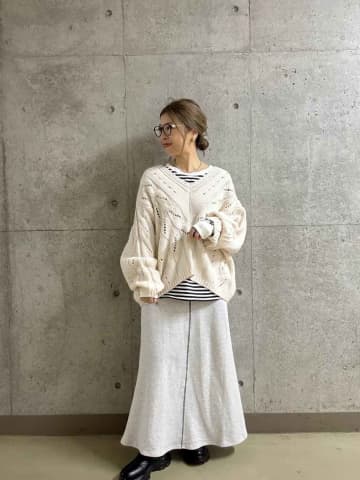 冬も頼れる「ボーダー柄」！【studio CLIP】40・50代が真似したい「サマ見えコーデ」