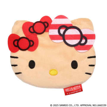 “日焼けキティ”のポーチコレクションがカプセルトイに登場！　顔型デザインなど全5種