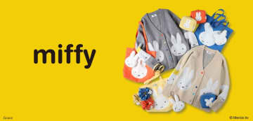 ライトオン「ミッフィー」70周年限定デザインのエコバッグやスクエアポーチなど発売