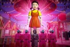 「イカゲーム」リアル体験イベントが渋谷で、“綱引き＆ビー玉遊び”など作中ゲームに挑む