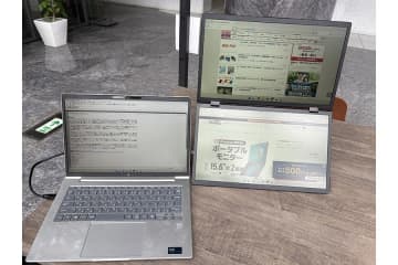 [本日の一品]最初は違和感？　でも生産性はかなりアガる、上下2画面モニター