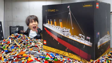 はじめしゃちょー、レゴ史上最も難しいタイタニック号に挑戦「絶対に一人で作る代物ではない」