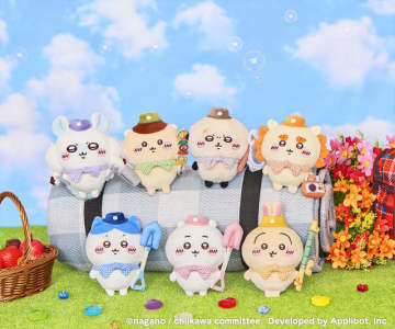 「ちいかわ」ハチワレ、うさぎたちとピクニック＆江戸へ♪ スマホアプリ「ちいぽけ」公式グッズ第1弾が登場