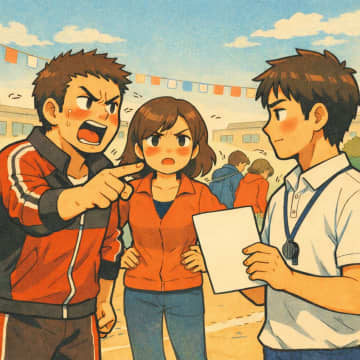 「先に場所とってたの！」運動会の場所取りで騒ぐ親。だが、先生が突きつけた事実に態度が一変【短編小説】