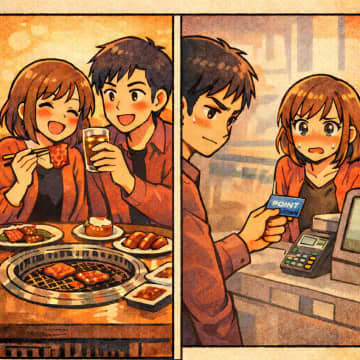 「割り勘で、多く食べたから多めにだして」と言うセコい彼氏。会計時の行動を見て別れを決意【短編小説】