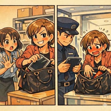 「もう古いからいいの！」と会社の備品を持ち帰るお局様。だが、警備員にバレて大目玉を食らう【短編小説】