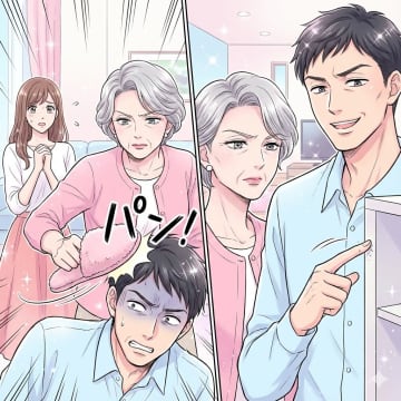 潔癖症の夫が「家が汚い」と姑を呼んだ。姑が指で埃をチェックし、夫の頭をスリッパで叩いた理由【短編小説】