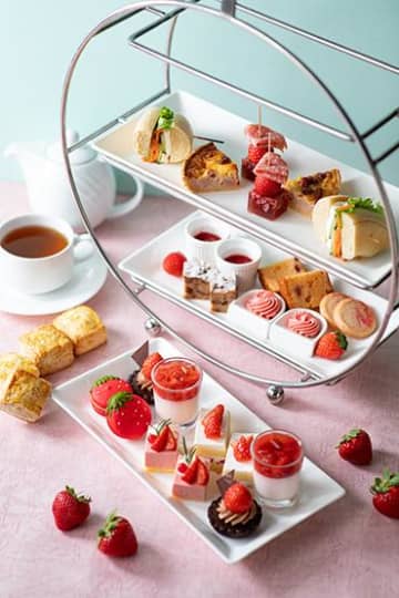 旬のいちごを絶景ロケーションで楽しめるアフタヌーンティー