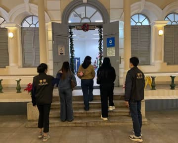 マカオ治安警察局が冬の防犯運動で一斉取り締まり実施…違法違反行為の男女8人検挙