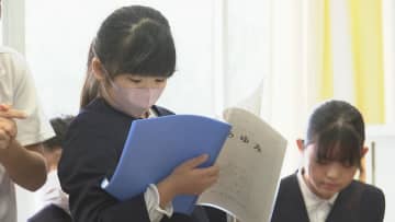 富山県内のほとんどの小中学校で2学期終業式　「早く宿題終わらせて…」冬休みへ期待膨らむ児童たち
