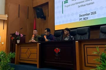 ROY株式会社、インドネシア国立教育大学で施工管理人材育成に向けた講義を実施　ー 土木工学専攻の学生に日本の建設業界と就労の道筋を紹介 ー