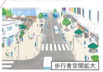 車道を減らして「歩行者空間」を拡大…東京都が道路整備方針を発表　歩道を広げて“ウォーカブル”な東京へ
