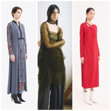 ホリデーシーズン、何を着る？【ミューラル】に学ぶ“気分が上がる”ワンピース術