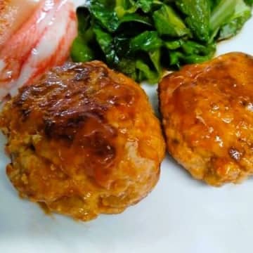 高野豆腐入りハンバーグ