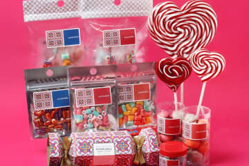 パパブブレ26年バレンタイン限定キャンディ、くちびるグミやミルクティー味のチョコ入り飴