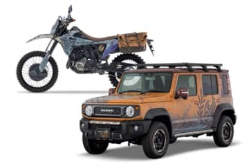 スズキとモンスターハンターが東京オートサロンでコラボレーション。ゲームの世界観が実車と融合