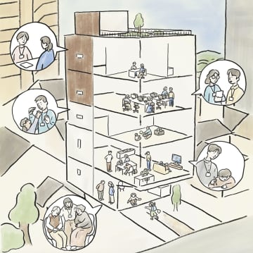 都市部「孤育て」防ぐ施設　親子の相談機関集約、福岡