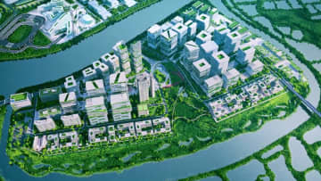 港深創科園が開園、第１期３棟完成