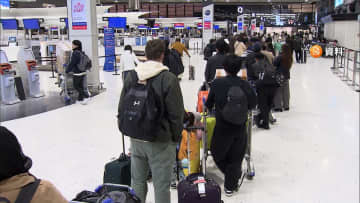 年末の出国ラッシュは28日ピーク…成田空港国際線で約95万人見込み　帰国ラッシュは1月4日の見通し