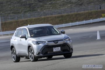 レースシーンで鍛えられた燃焼制御技術の搭載で、市販化へ向けて大きく前進!水素エンジン搭載　カローラクロスに乗った!!