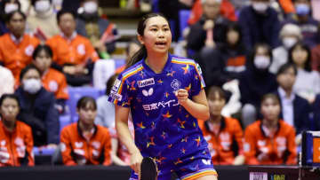 日本ペイントマレッツが4連勝　佐藤瞳はシングルス勝利数でトップに＜卓球・Tリーグ2025-2026女子＞