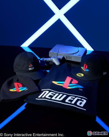 PlayStationとニューエラの初となるコラボコレクションが2026年1月8日に発売！ロゴや△〇×□マークがデザインされたアパレルやバッグなどを展開
