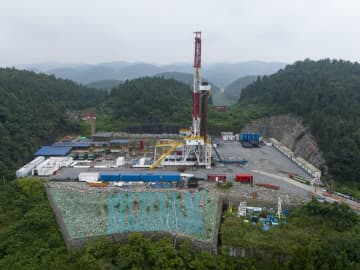 中国・涪陵シェールガス田、累計生産量800億立方メートル超