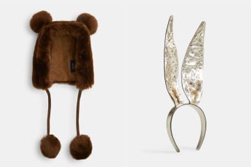 コーチ25年冬“ふわふわ”テディベアのハットやウサギカチューシャ、ムーンピアスなどジュエリーも