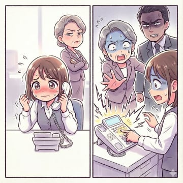 「新人は電話番だけしてて」と仕事を教えないお局。だが、電話のクレームがお局宛で空気が一変【短編小説】