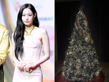 これが財閥家のクリスマスツリー…今年デビューの“ガチセレブ”K-POPアイドルが1年の締めくくり