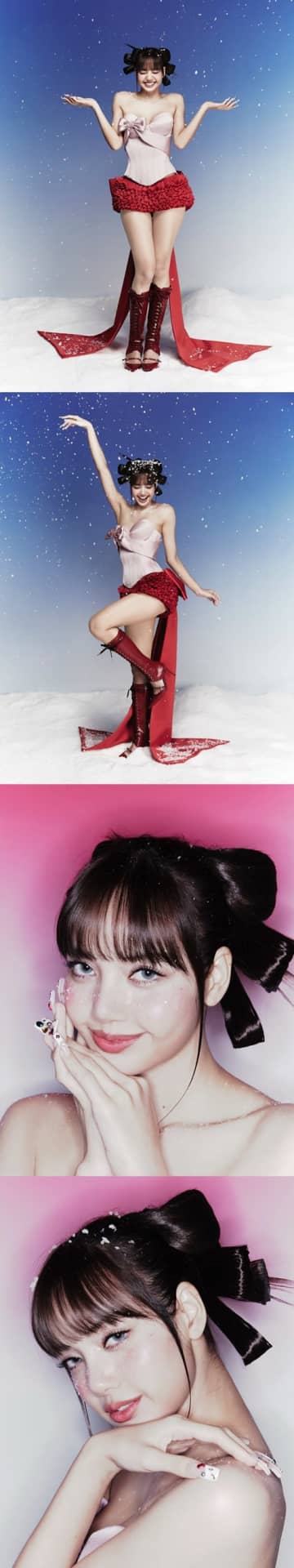 BLACKPINK・リサ、“クリスマスプレゼント級”の尊さにファン悶絶…キュートなホリデーショット公開【PHOTO】