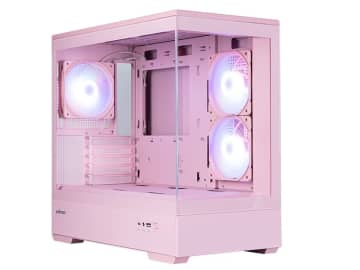 ZALMANのmicroATX対応ピラーレスPCケース「P30 V2」に新色、ピンクとミントの2色