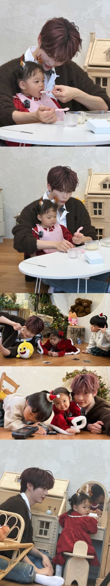 ZB1・ハンビン、子どもと触れ合う“癒やしショット”にときめき！「可愛いが大渋滞」「みんな天使」【PHOTO】