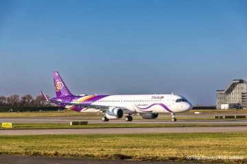 タイ国際航空、エアバスA321neoを初受領　エアキャップからリース導入