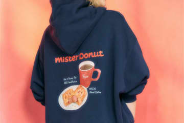 ミスタードーナツ「ポン・デ・リング」や「エンゼルクリーム」描いた限定ウェア、レプシィムで