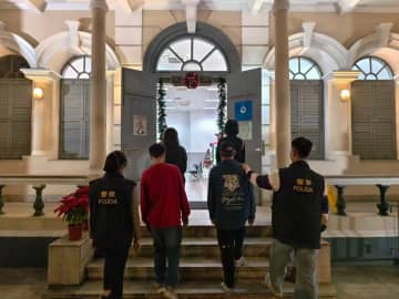 マカオ治安警察局が冬の防犯運動で一斉取り締まり実施…違法麻雀などで男女7人検挙