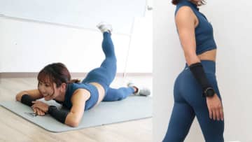 お尻の形を整える！気軽に2分、ヒップアップ筋トレ